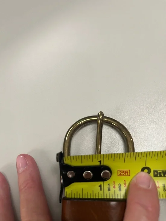 Madewell Women’s Classic Brown Leather Belt - size small - Picture 16 of 16